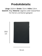 Slimshield - Premium Wallet mit Münzfach